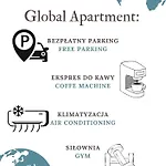 아파트 Towarowa Global Apartment, Free Parking, Air-conditioning, Self Check-in 24h *